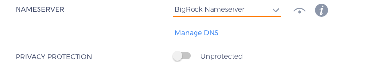 Nameserver — BigRock Nameserver