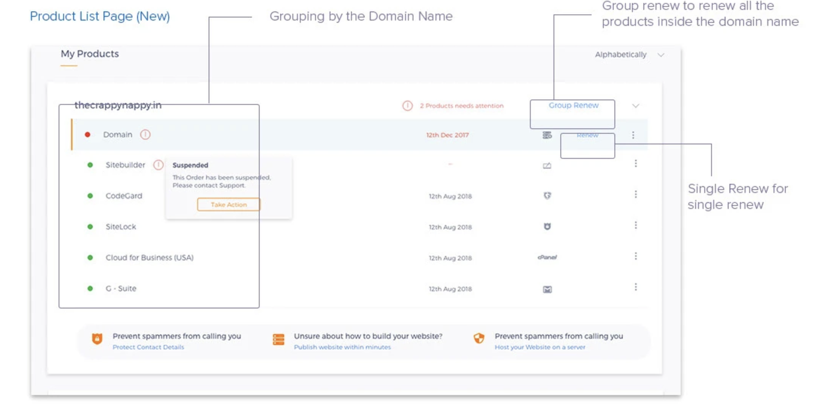 Product List Page (New)